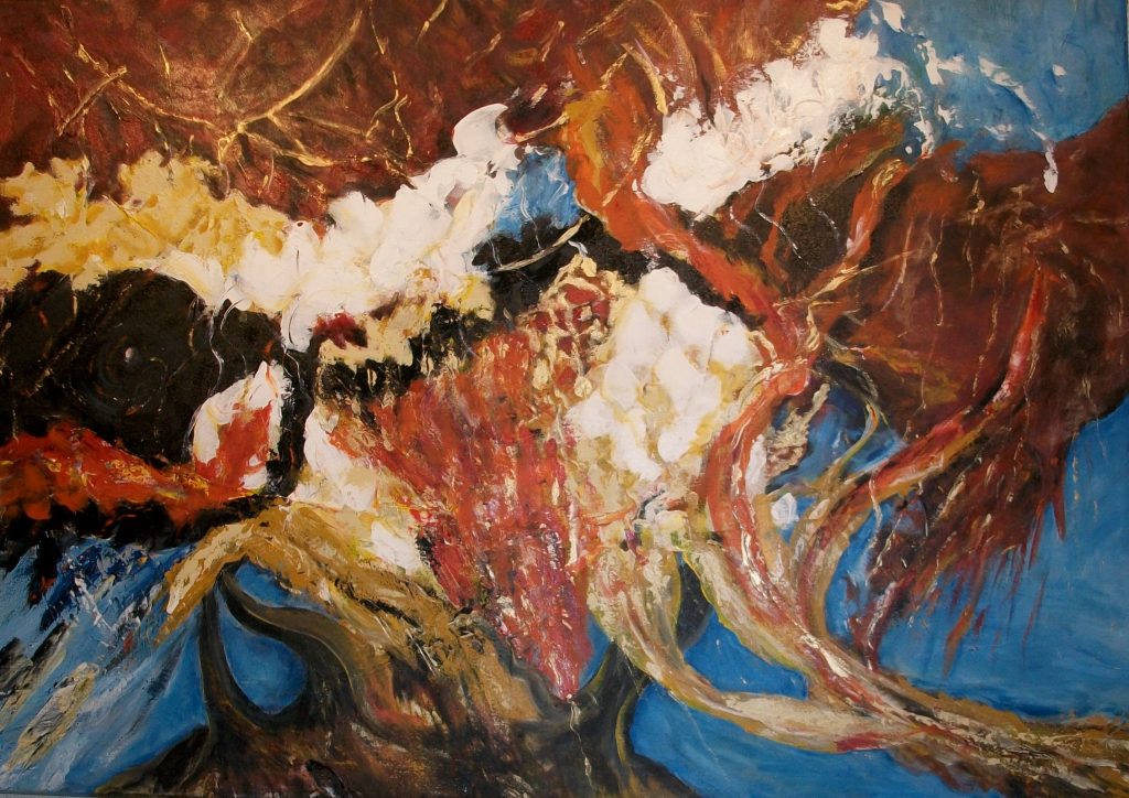 Kraft pur aus der Natur, Bild Nr. 59, Acryl 70x100