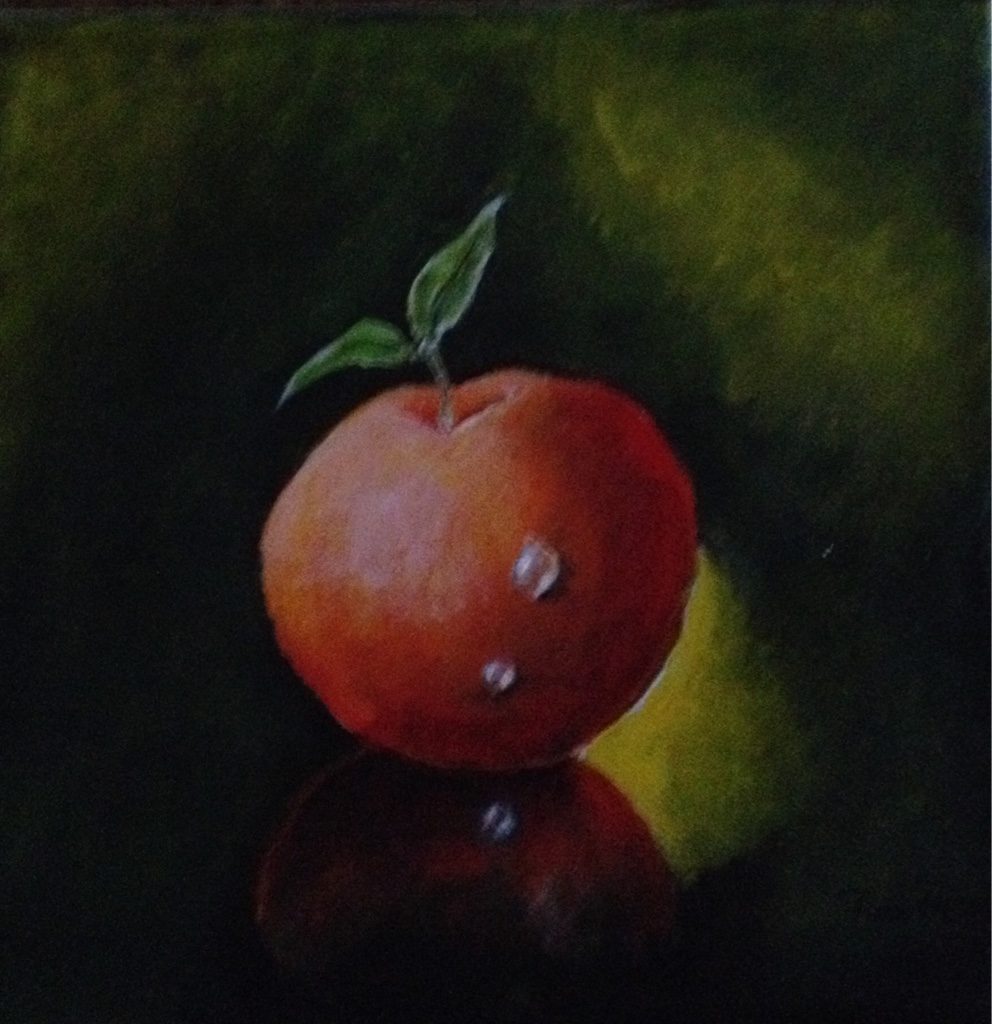 Apfel 20x20, Bild Nr. 161 in Öl